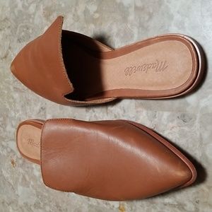 Madewell Gemma Leather Mules Size 9.5